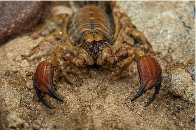 Australian Desert Scorpion (Urodacus yaschenkoi)