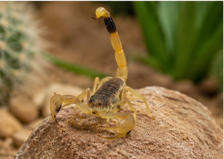 Israeli Gold Scorpion (Leiurus hebraeus)